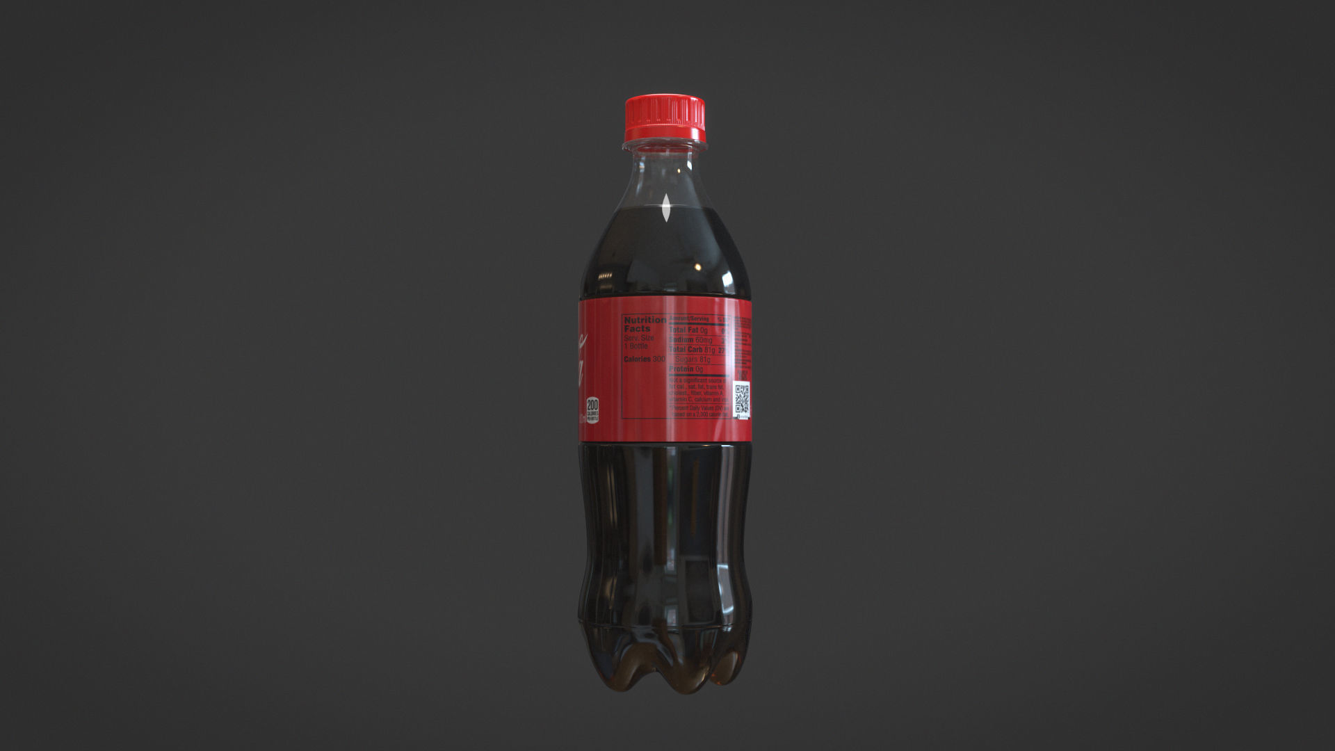 Coca Cola Bottle 3D model_11