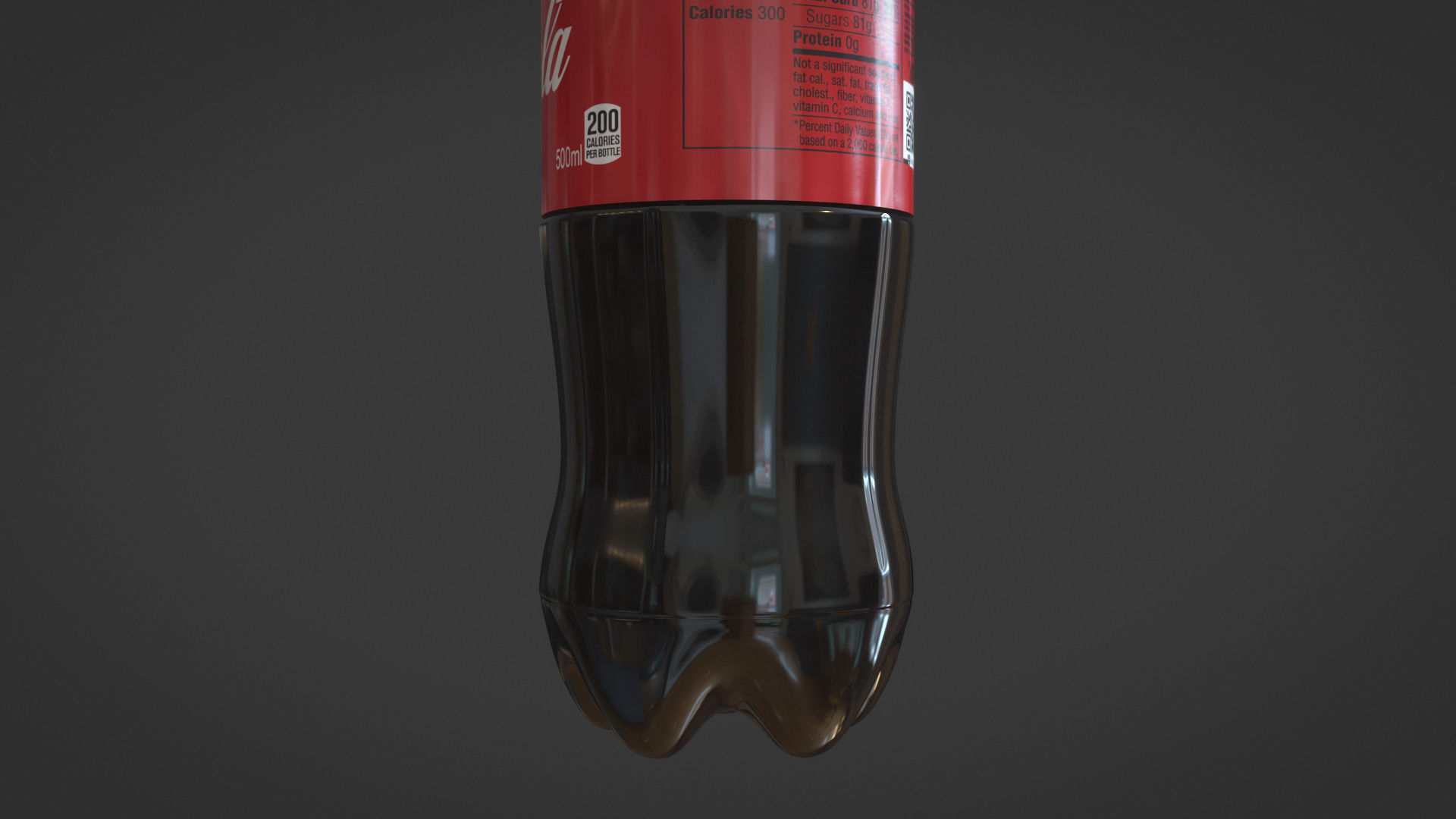 Coca Cola Bottle 3D model_7