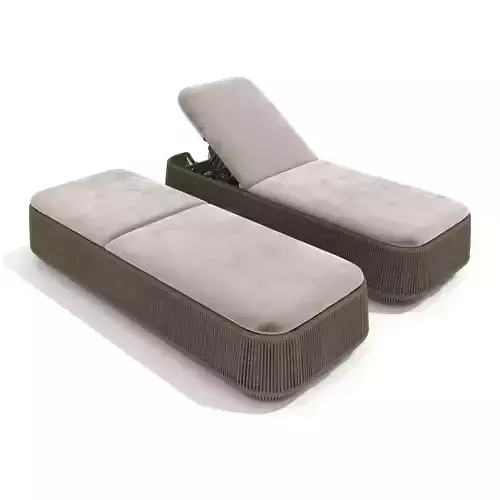 Holly Hunt Scarab Sun Lounger 3D model