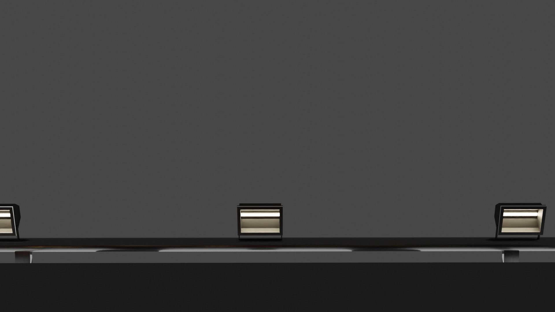 advertisement stand with poster Free 3D model_4