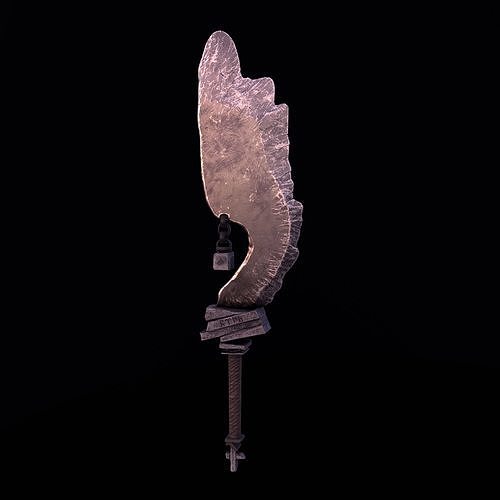 Stylize-Sword metal sword Low-poly 3D model