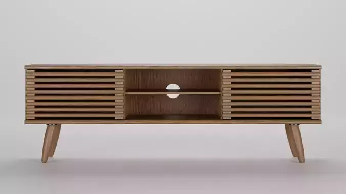 Iknits Wide TV Stand 3D model