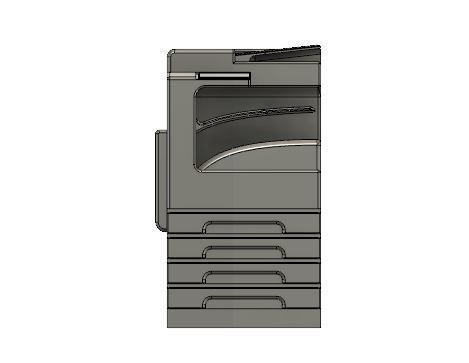 Model Railway Office Photocopier Printer 3D print model_8