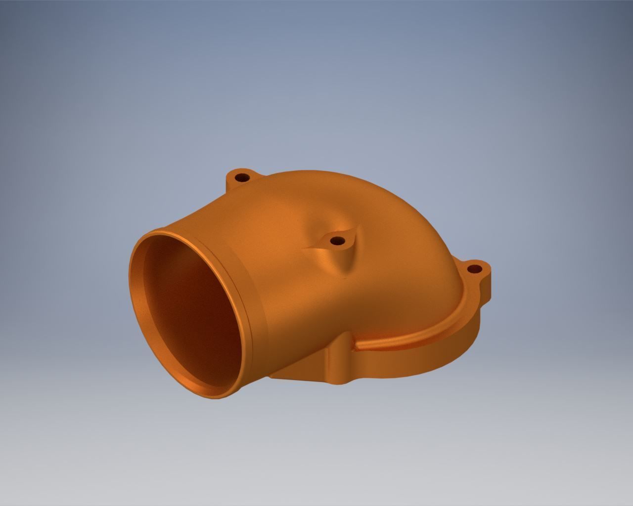 C20xe Powercap 80 mm no fitting RIGHT PIPE  3D print model_4