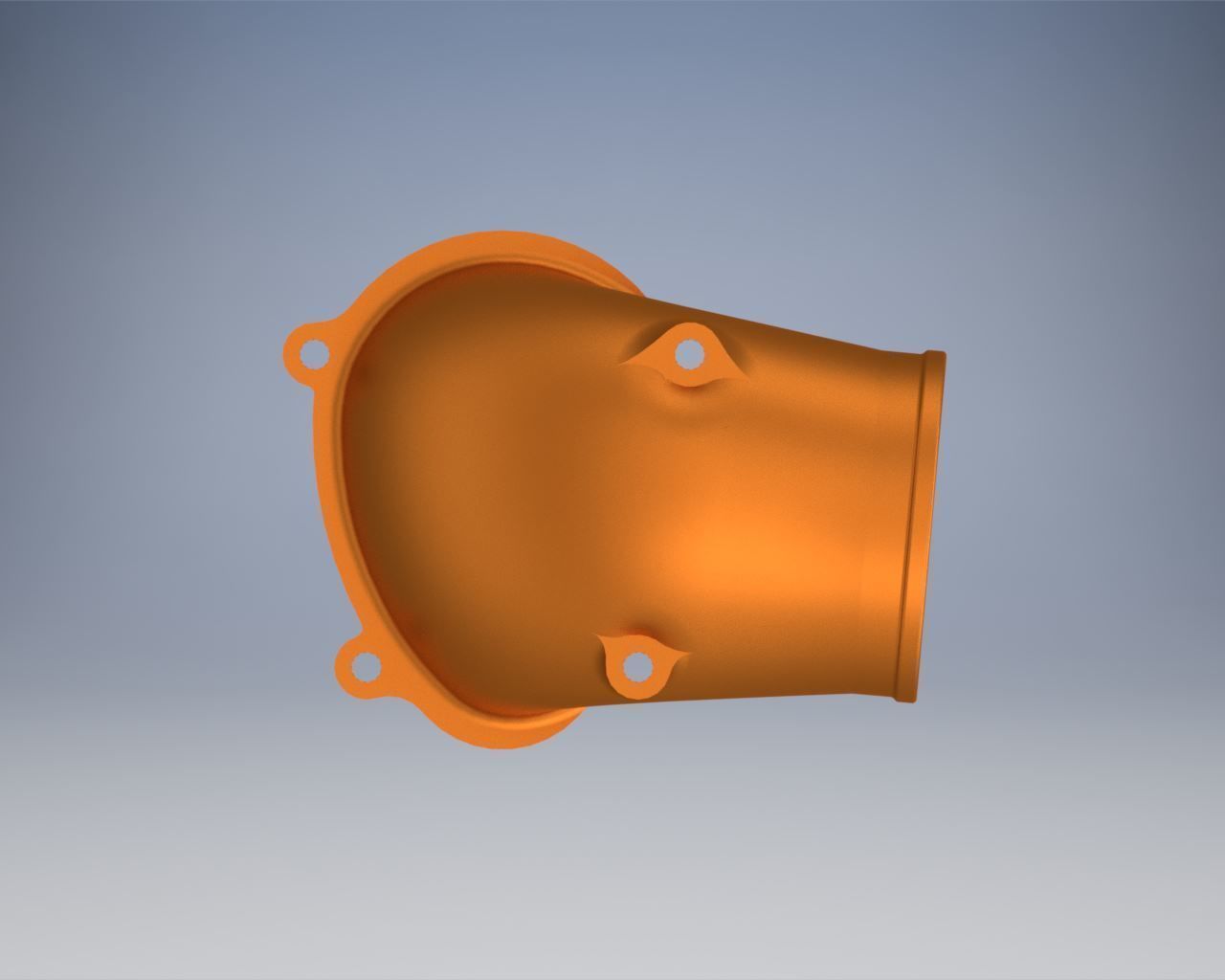 C20xe Powercap 80 mm no fitting RIGHT PIPE  3D print model_1