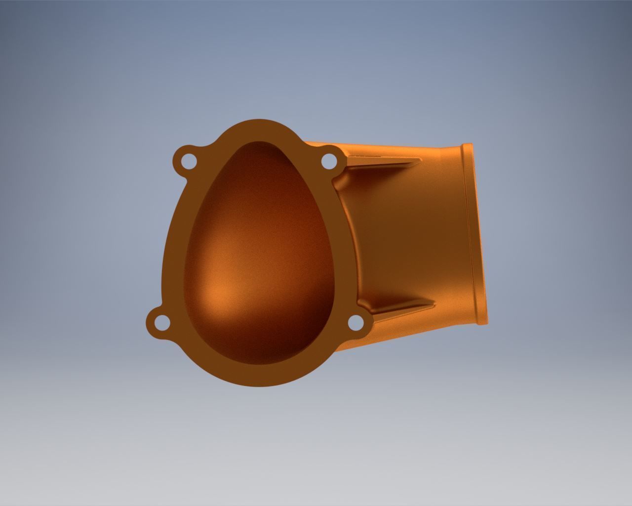 C20xe Powercap 80 mm no fitting RIGHT PIPE  3D print model_8