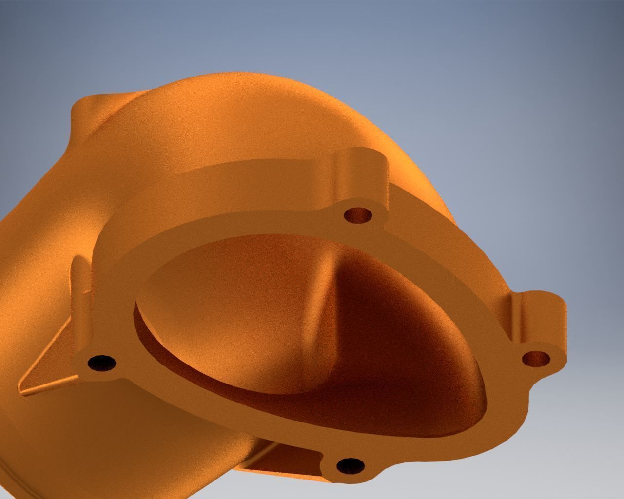 C20xe Powercap 80 mm no fitting RIGHT PIPE  3D print model_6