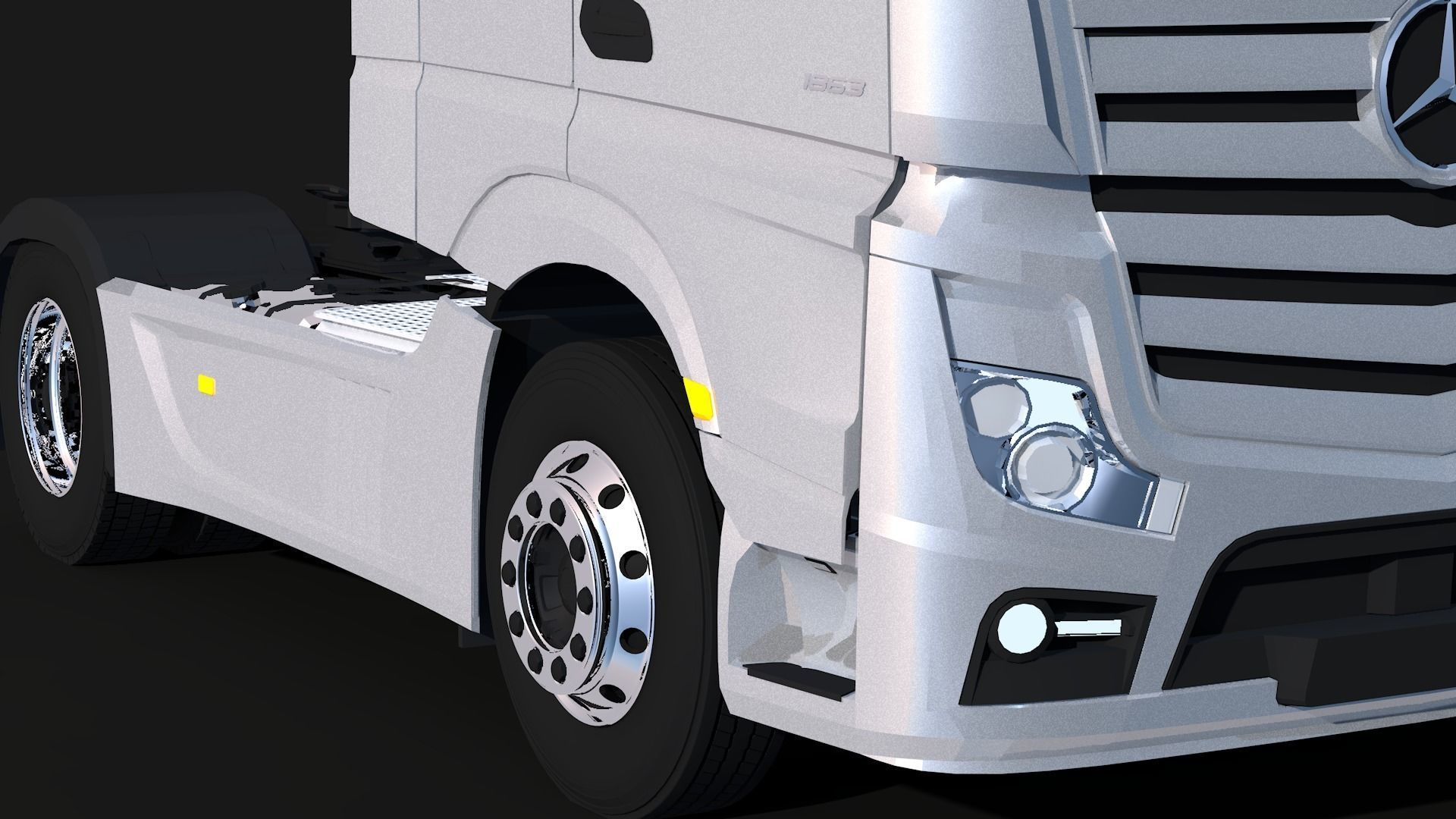 Mercedes MP4 4X2 3D model_2