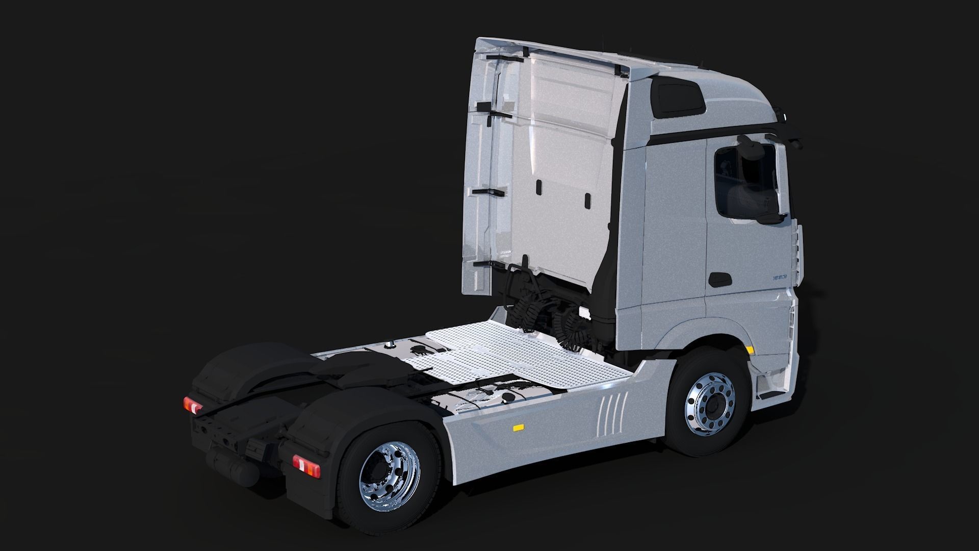 Mercedes MP4 4X2 3D model_9
