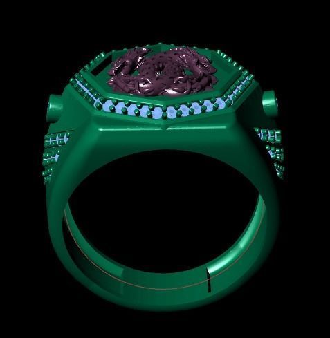 Dragon Ring 3D print model_9