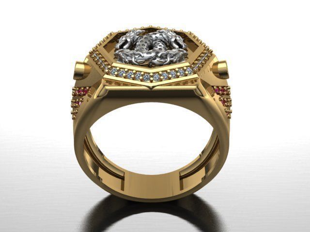 Dragon Ring 3D print model_10