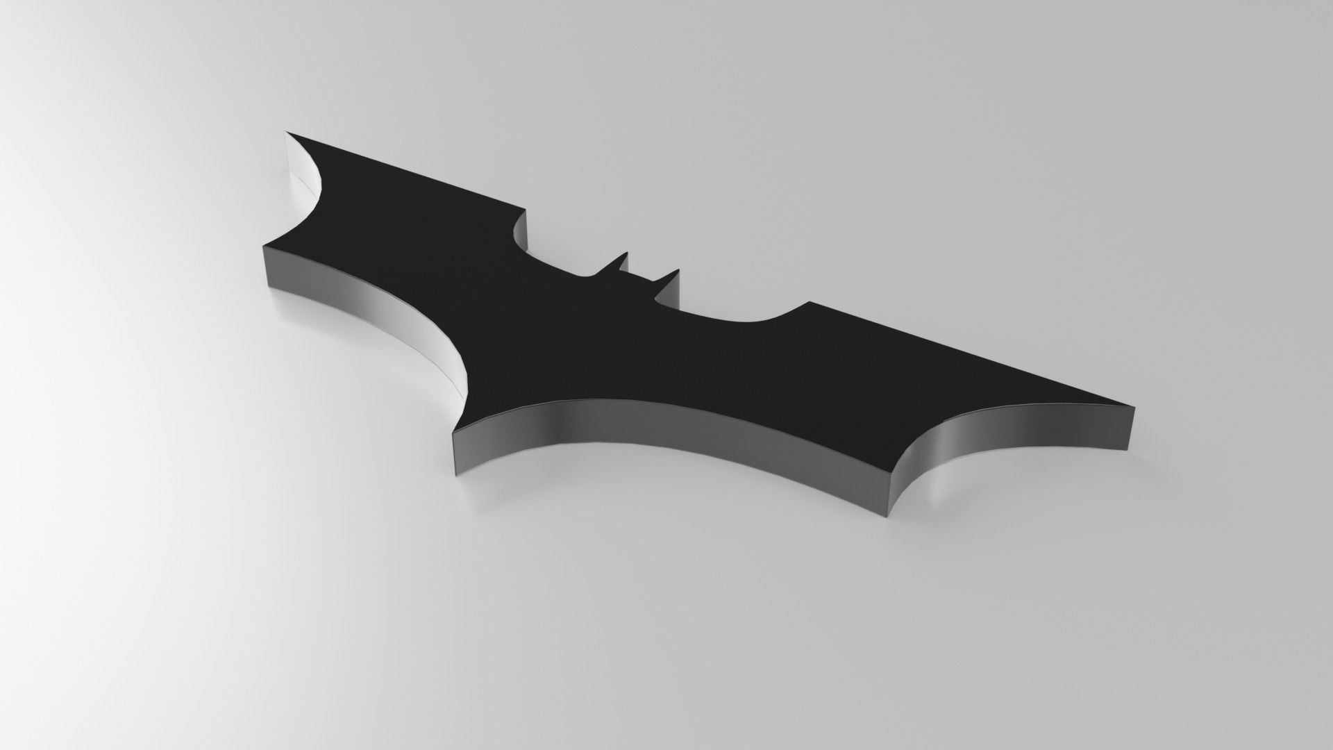 Batman Logo Free 3D print model_2