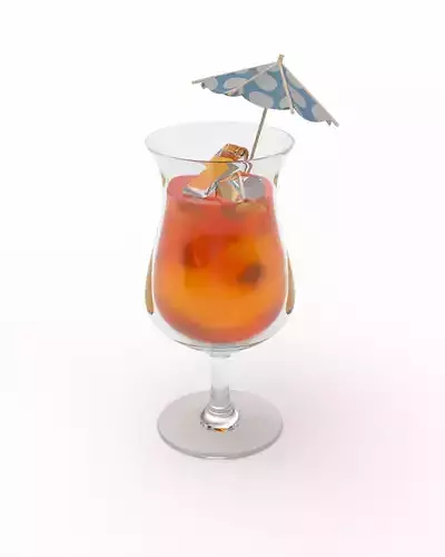 Tropical Cocktail Glass