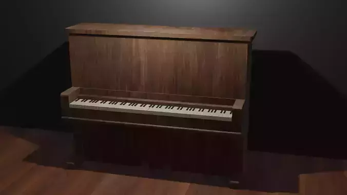 Old piano model