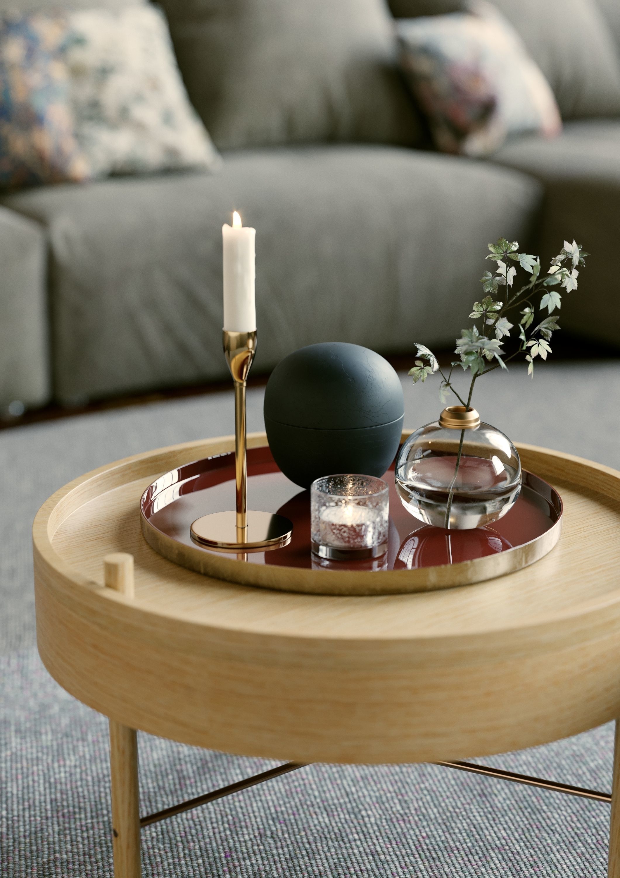 Pixels and Flowers living room interior scene 3D model_11