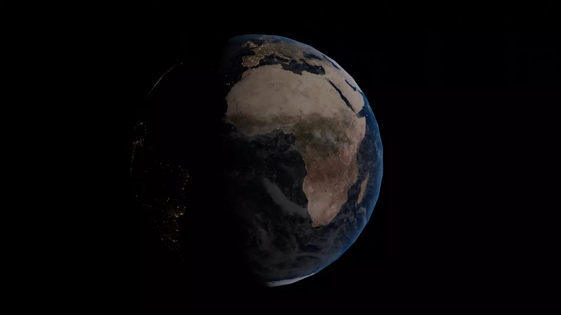 earth from space - elements furnished Free 3D model_0