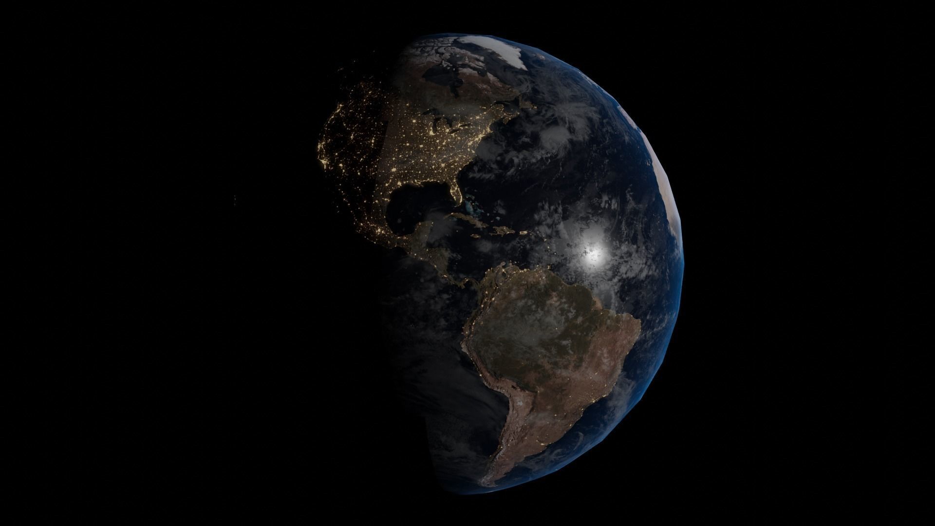 earth from space - elements furnished Free 3D model_3