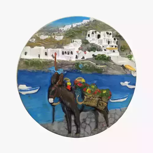 Corfu Greece Magnet Souvenir 3D print model