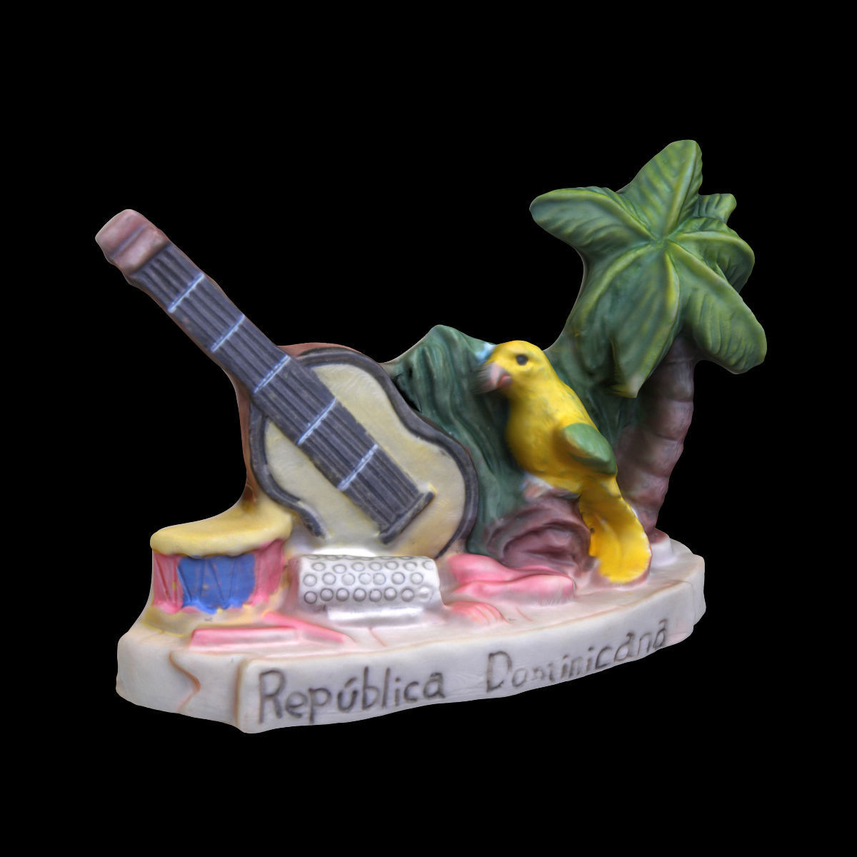 Magnete 3D Repubblica Dominicana – Souvenir Da Viaggio Con Vista Oceano E Villa, Calamita Frigorifero In Resina Fatta A Mano, Regalo Magnetico