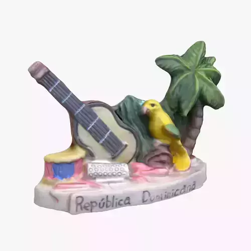 Dominican Republic Magnet Souvenir 3D print model