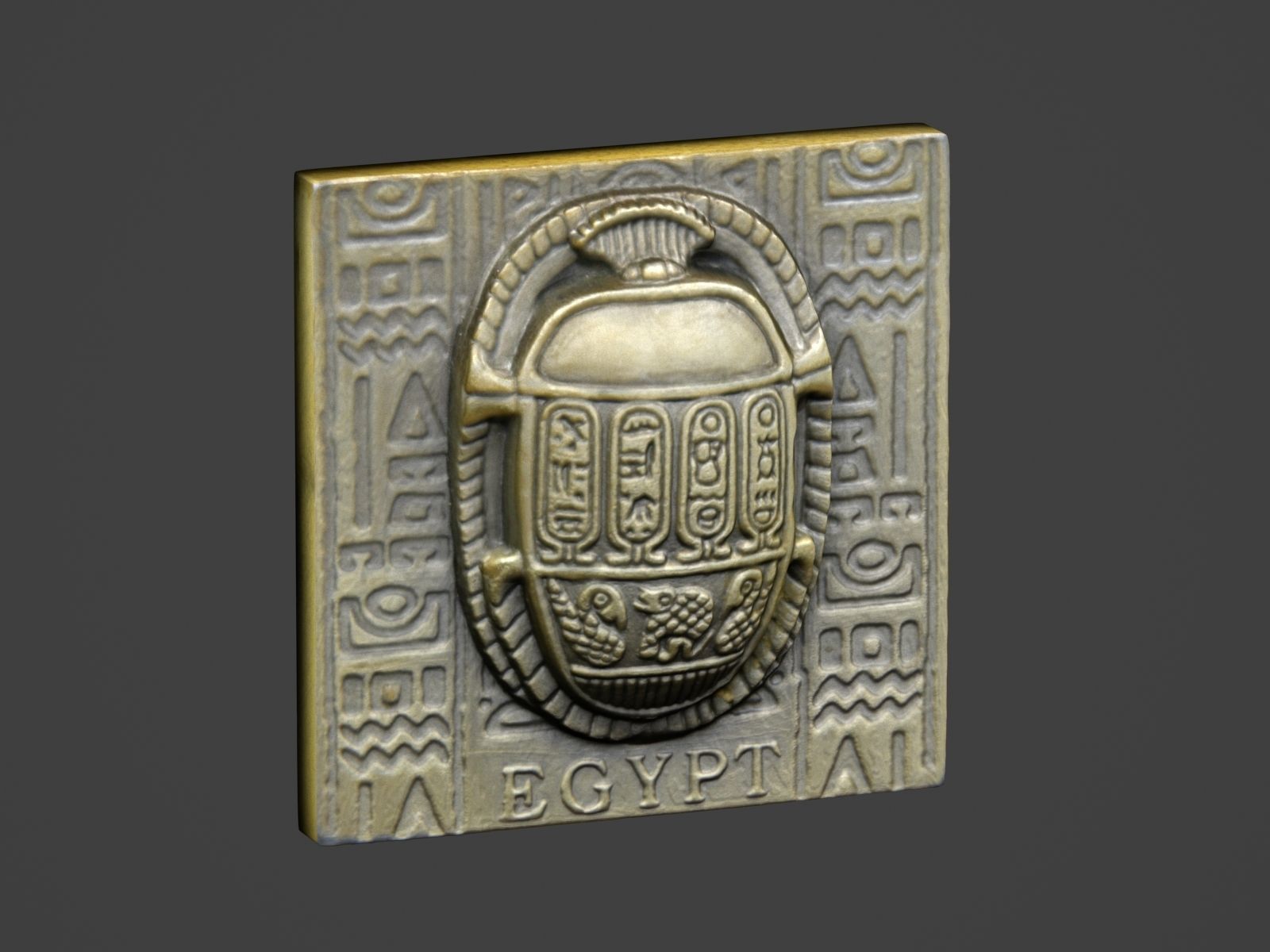 Egypt Magnet Souvenir 3D print model_11