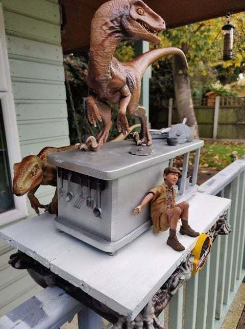 JURASSIC PARK  SCENE KITCHEN BY CREATIVE GEEK MB 3D print model_3