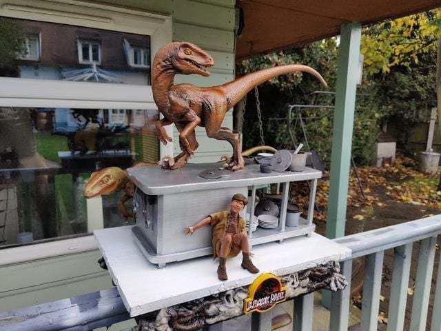 JURASSIC PARK  SCENE KITCHEN BY CREATIVE GEEK MB 3D print model_2