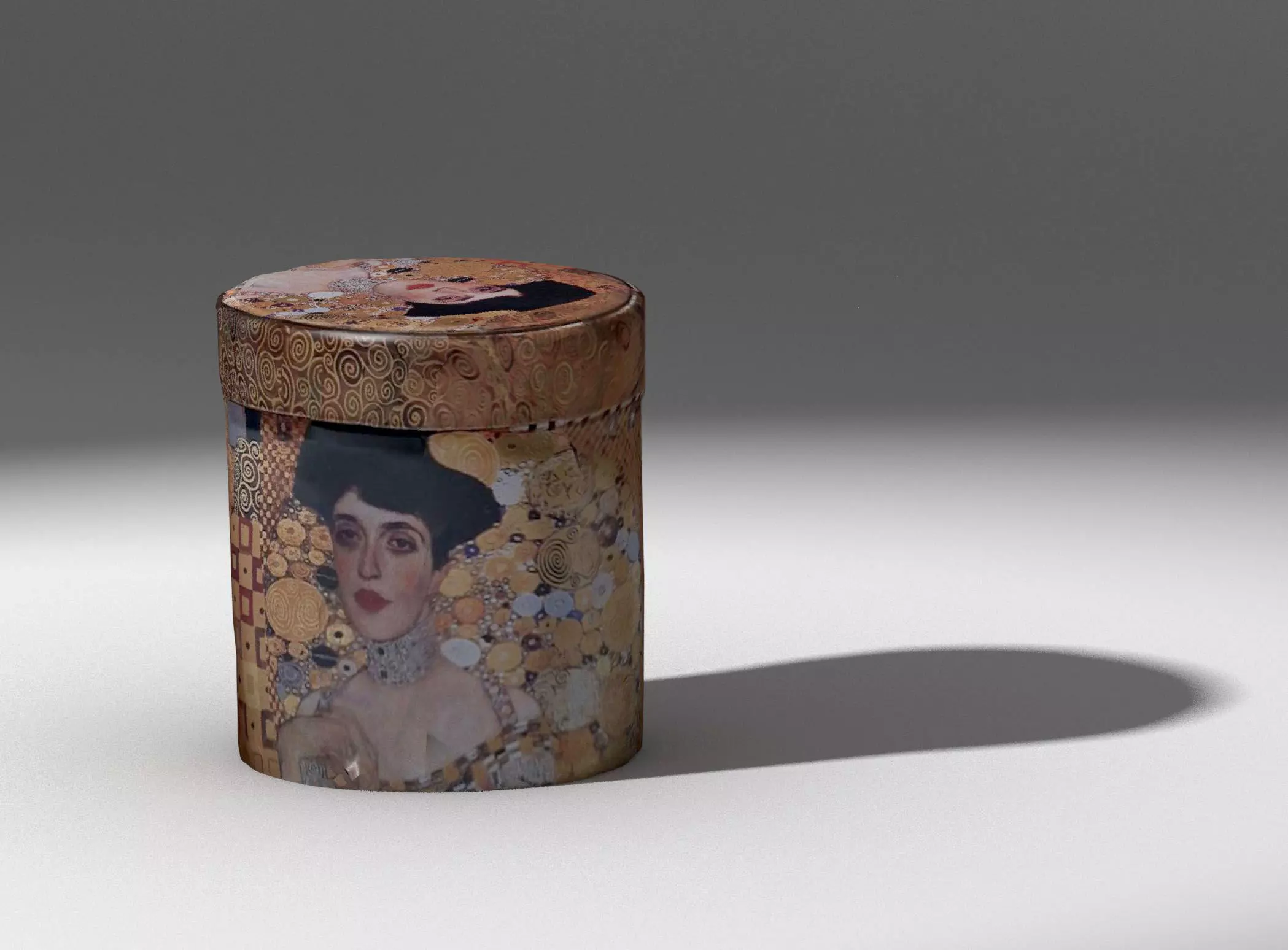 Gustav Klimt picture box Vectorworks Free low-poly 3D model