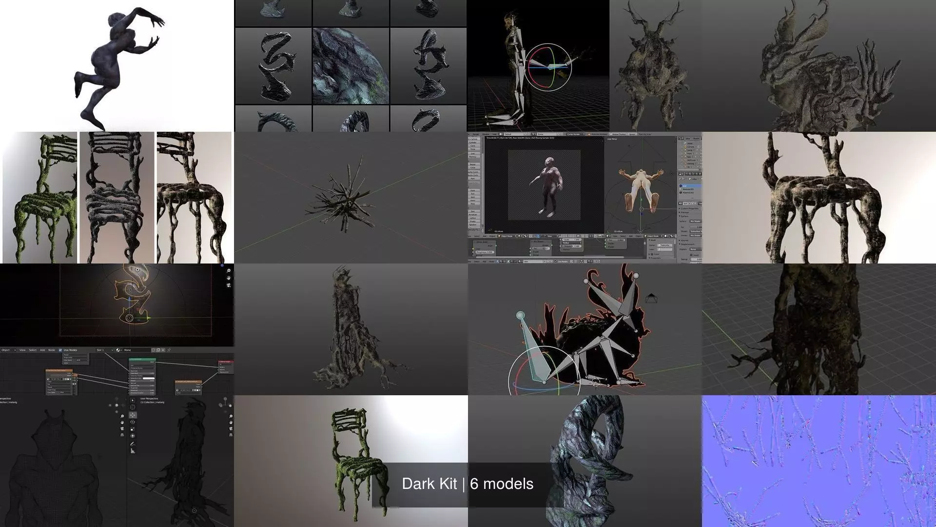 Dark Kit 3D Model Collection_0