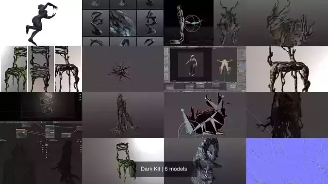 Dark Kit 3D Model Collection