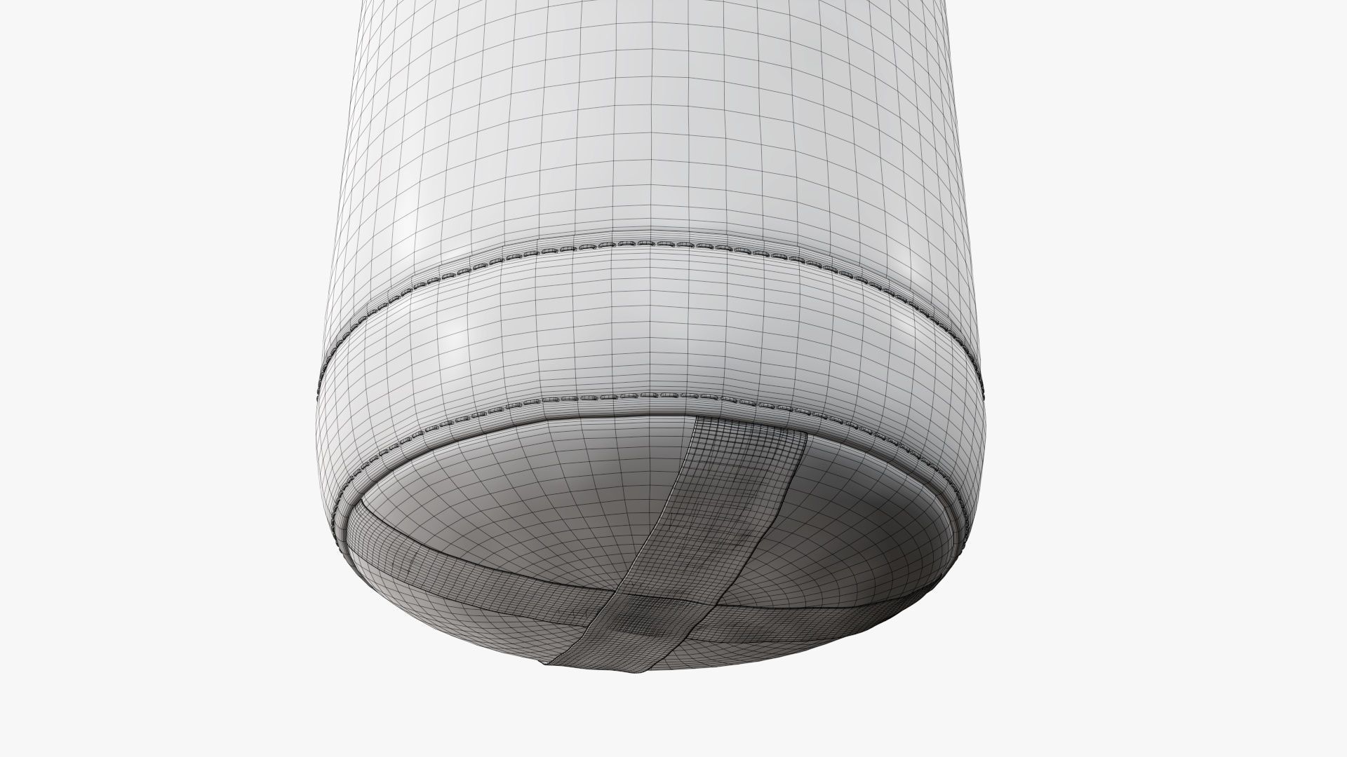 Boxing ceiling punch bag 3D model_12