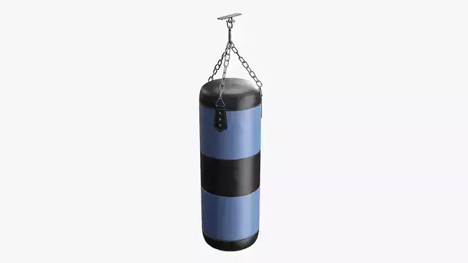 Boxing ceiling punch bag 3D model