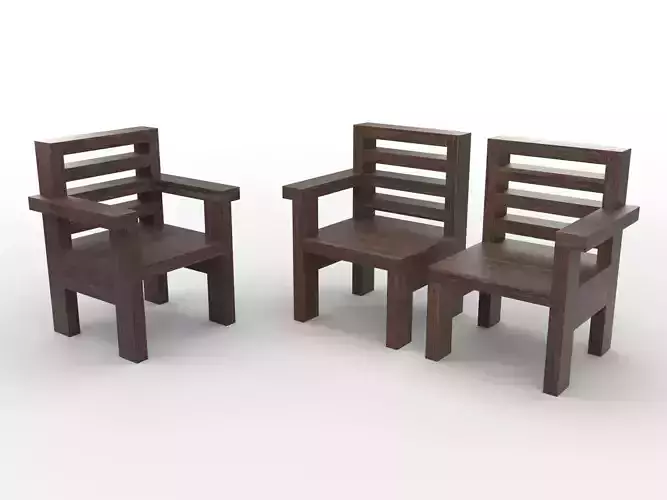 WOODEN BENCH CHAIR CONCEPT