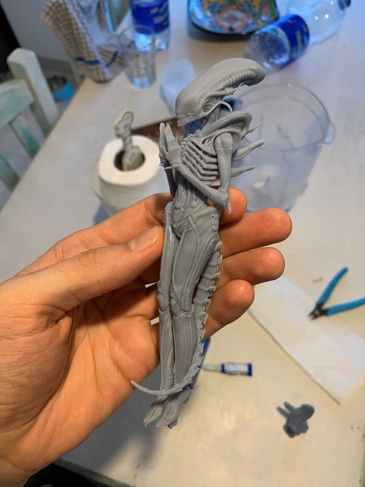 Alien Xenomorph 3D model ready for printing 3D print model_12