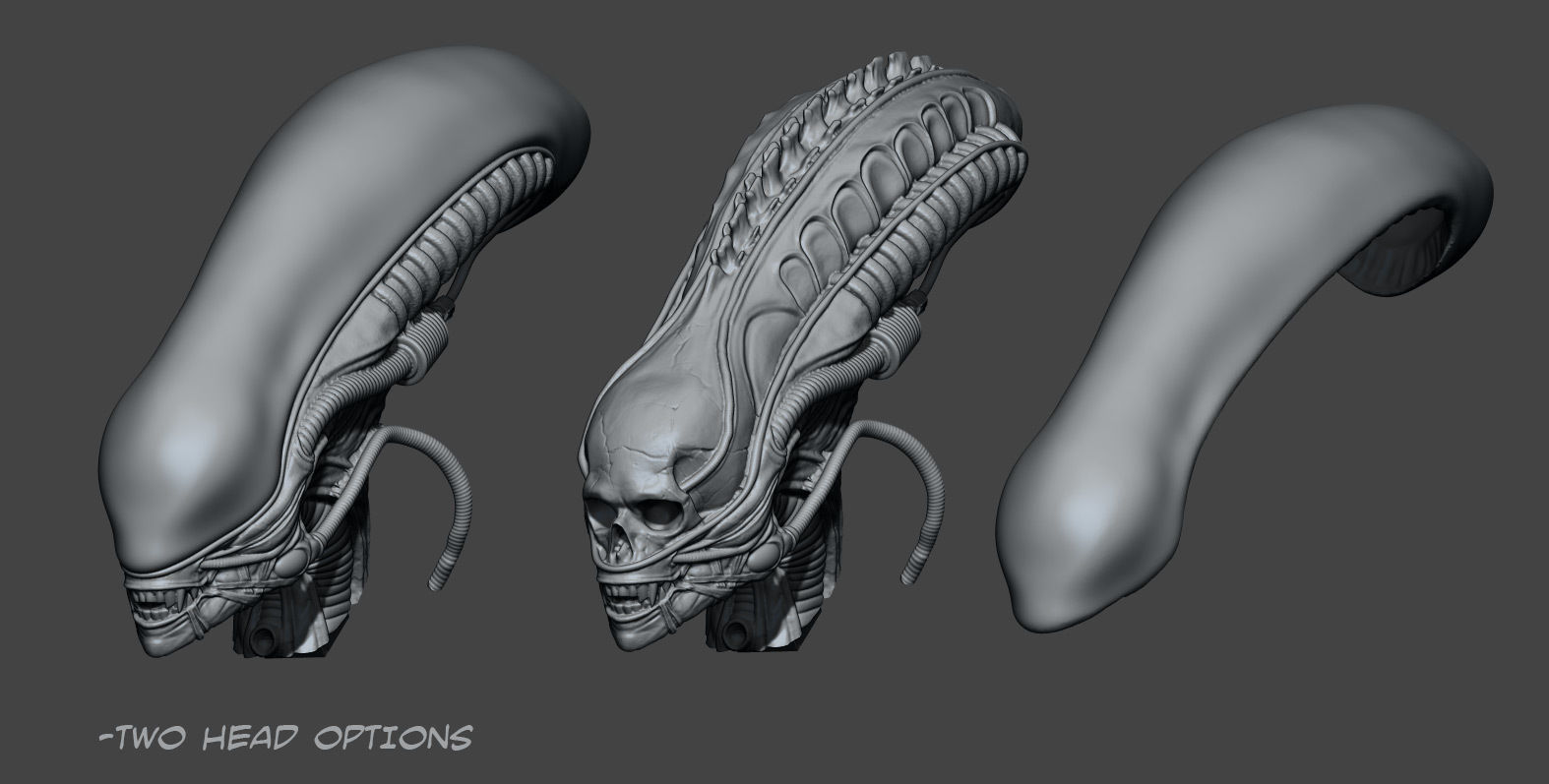 Alien Xenomorph 3D model ready for printing 3D print model_8