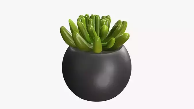 Potted plant decorative 01