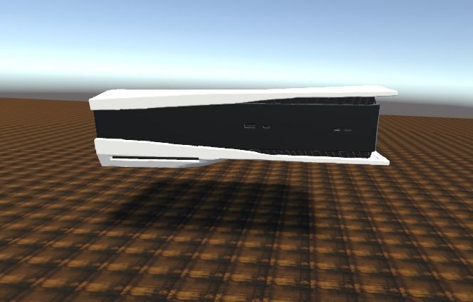ps5 console Free low-poly 3D model_1
