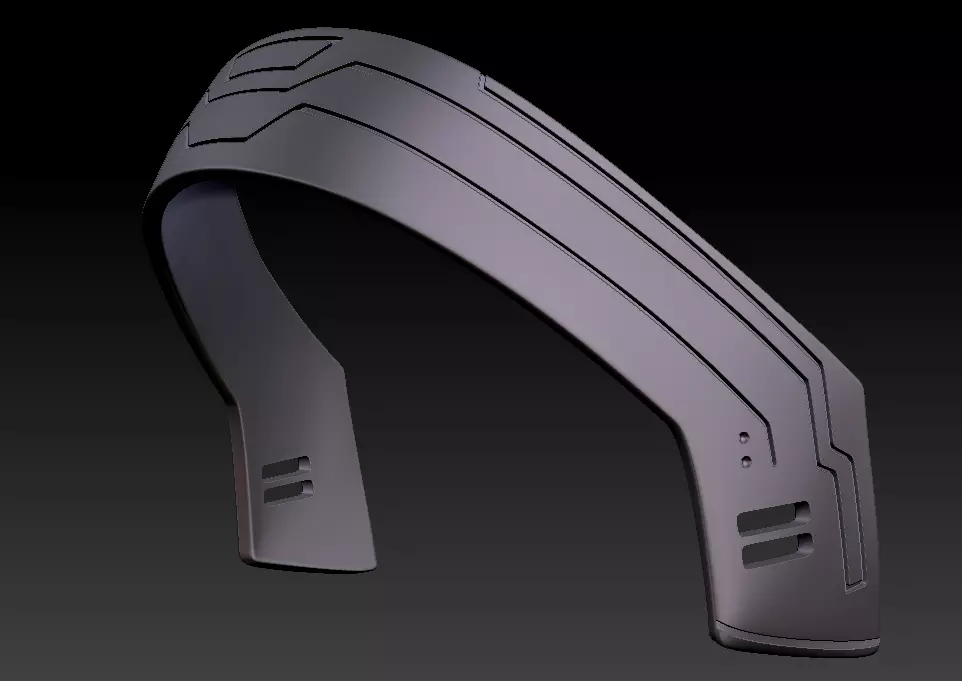 Bo-Katan Headband ready for 3D print The Mandalorian armor 3D print model