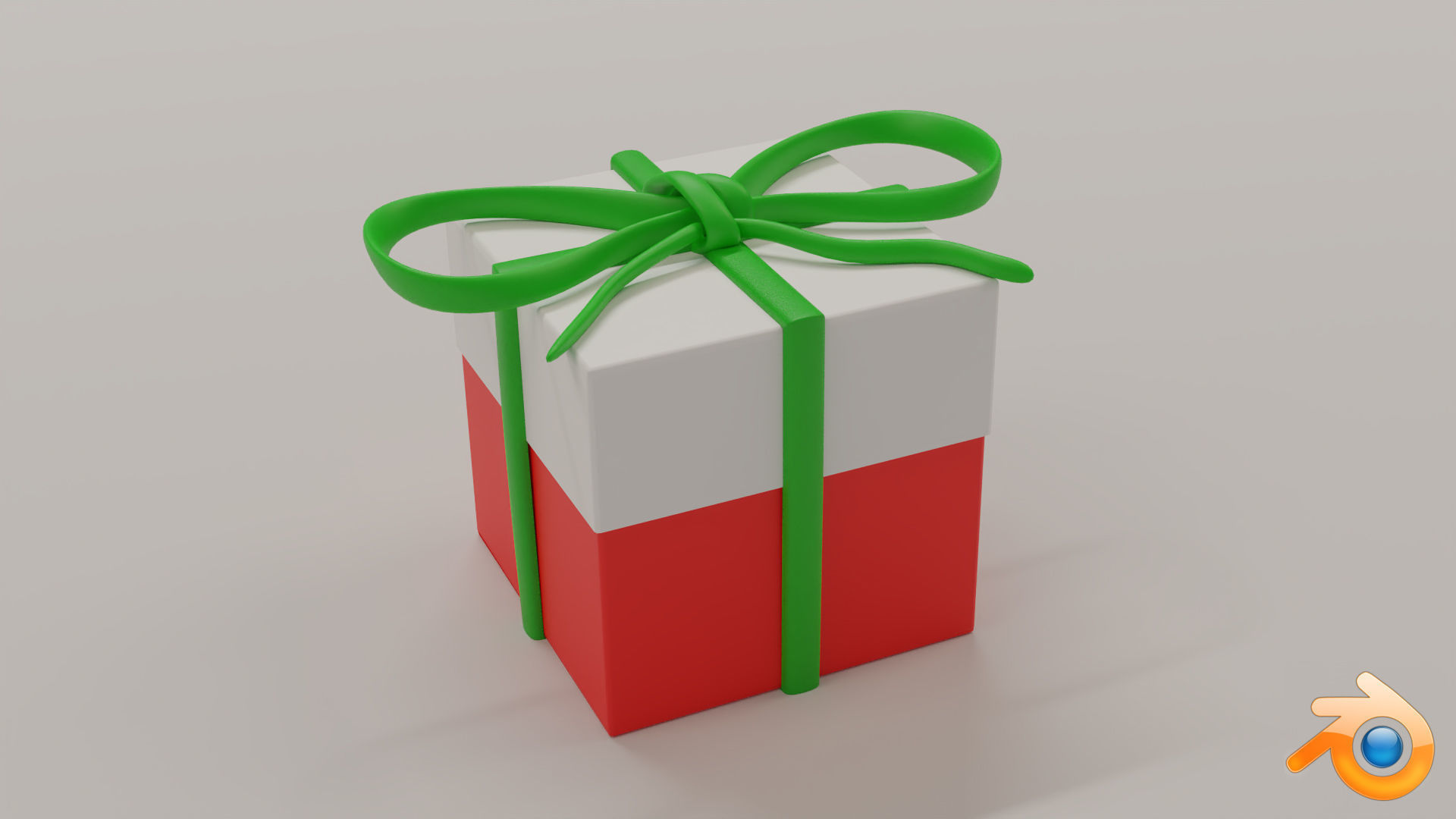 10 Christmas Gift Boxes and Bows Low-poly 3D model_13