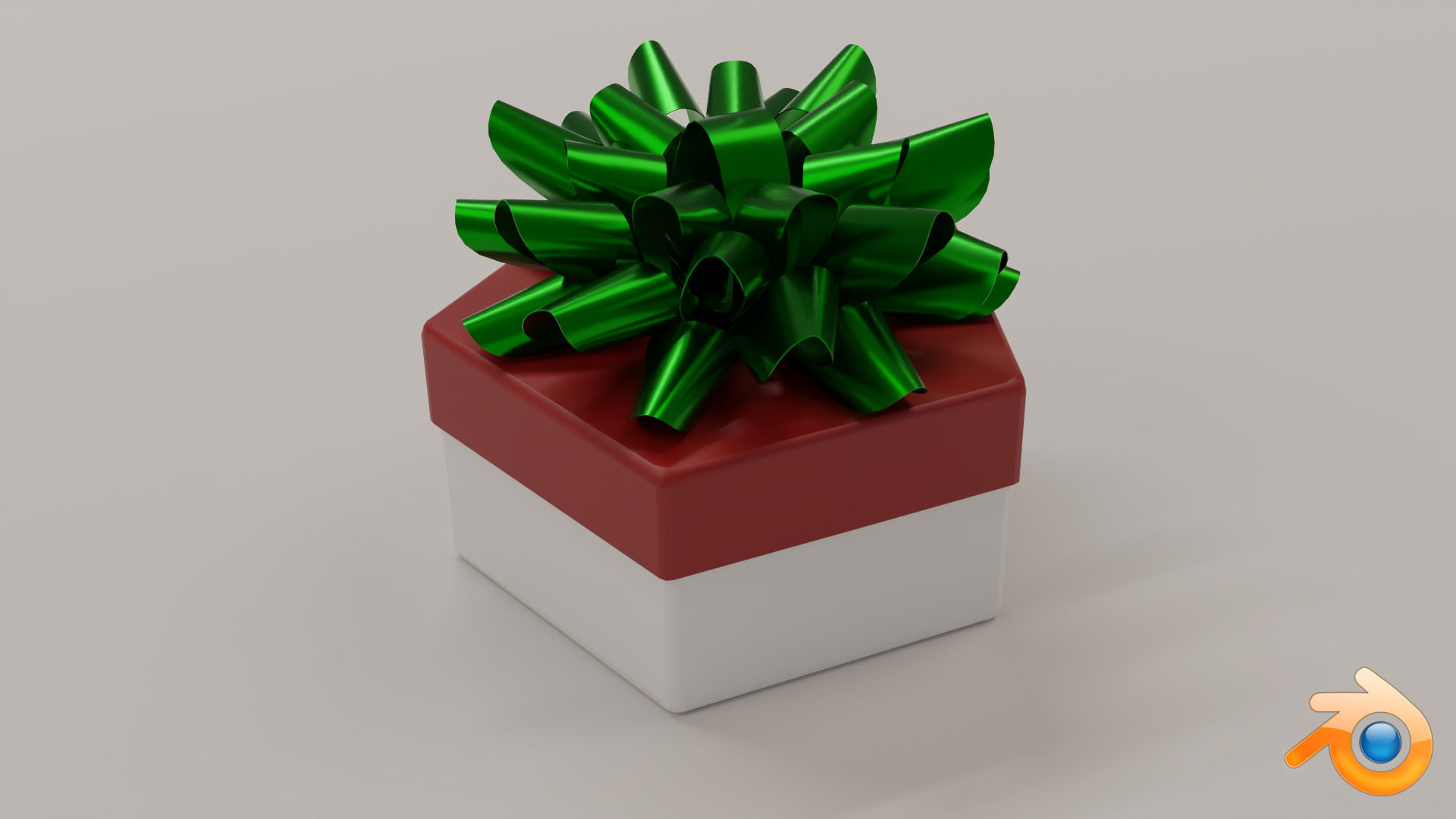 10 Christmas Gift Boxes and Bows Low-poly 3D model_14