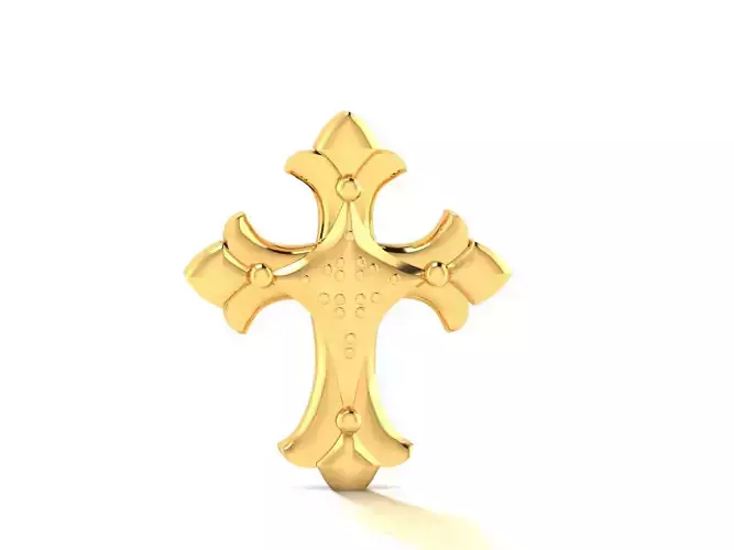 Pendant-732 gold cross pendant