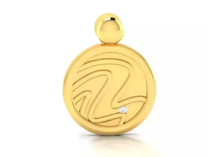 Pendant-500 s pendant gold 3D print model