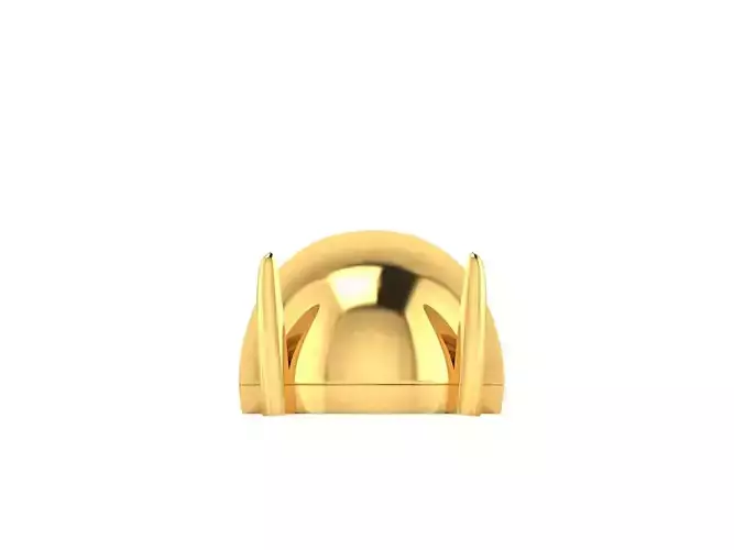 Pendant-1473 gold plated helmet