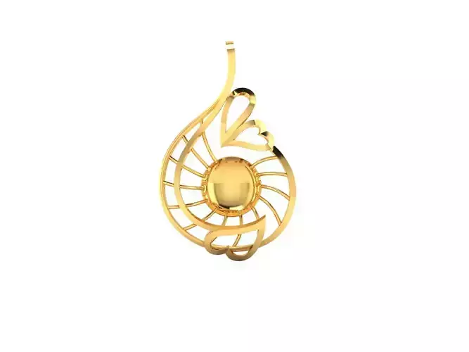 Pendant-1470 pendant gold