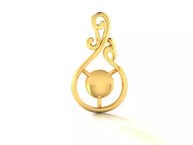 Pendant-1440 pendant gold
