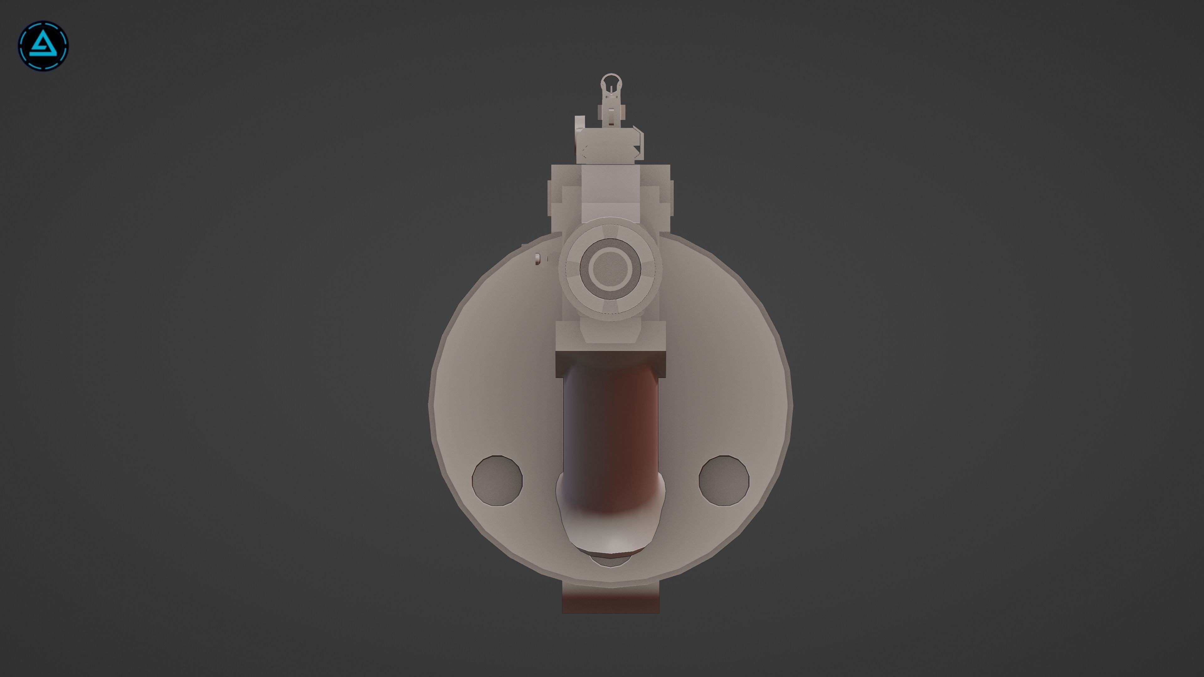 Corpse Sweeper Semi-Automatic Shotgun Low-poly 3D model_20