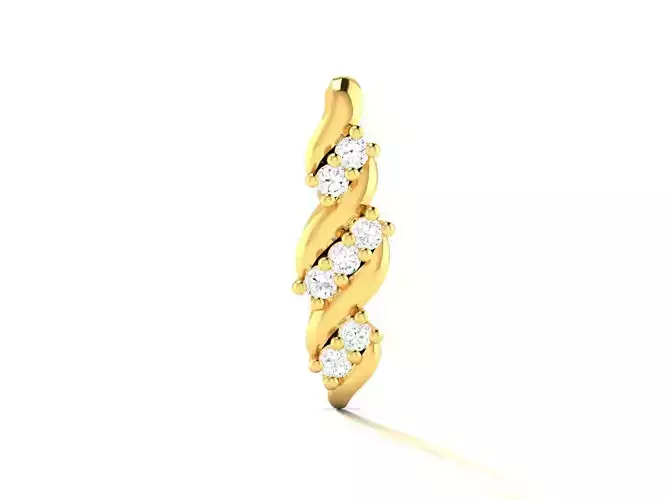 Pendant-1017 diamond ring gold