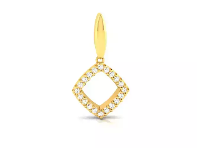 Pendant-1015 diamond pendant gold