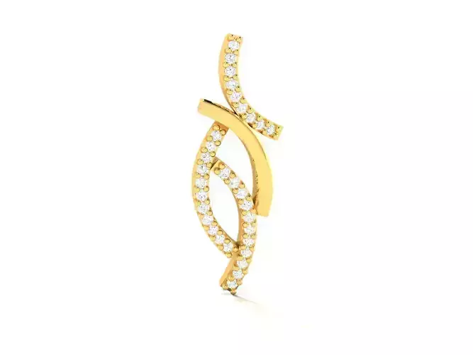 Pendant-1008 diamond pendant gold