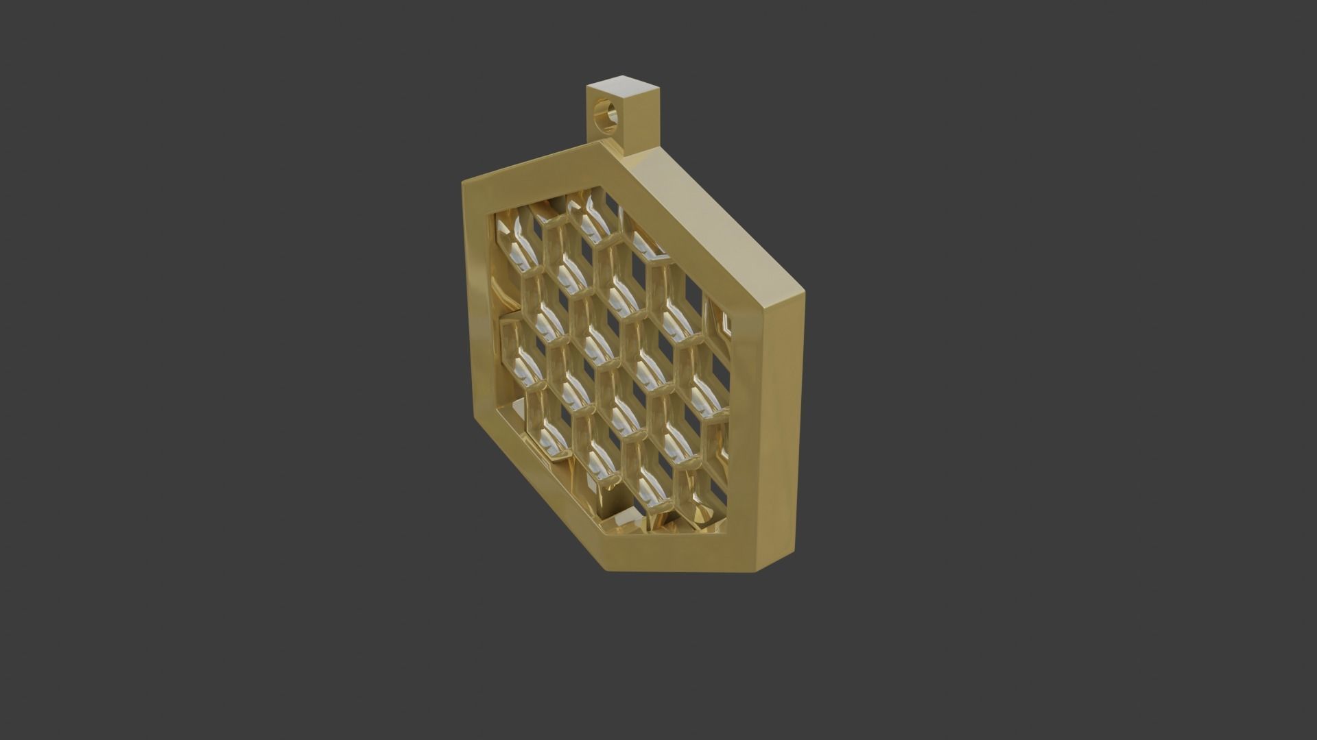 rgd honeycomb pendant